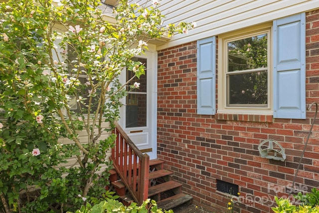 416 Park Ave, Granite Quarry, NC 28072 - entrance to property featuring brick siding