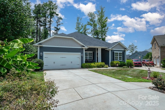 7718 Village Pkwy, Locust, NC 28097 - ranch-style house featuring an attached garage and concrete driveway