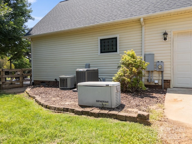 315 Talon Dr, Salisbury, NC 28147 - view of property exterior featuring a shingled roof and a central air condition unit