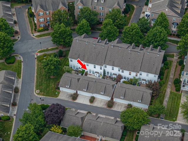 734 Naramore St, Davidson, NC 28036 - aerial view of residential area