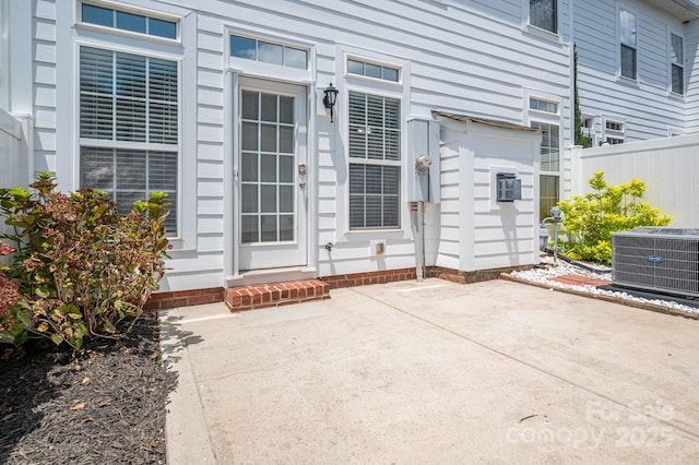 734 Naramore St, Davidson, NC 28036 - view of exterior entry featuring a patio area