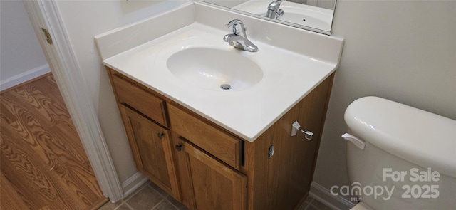 162 Autumn Falls Dr, Lake Wylie, SC 29710 - half bath featuring vanity and toilet