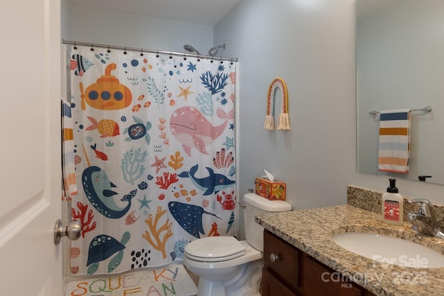 864 Pointe Andrews Dr, Concord, NC 28025 - full bath featuring vanity and a shower with curtain