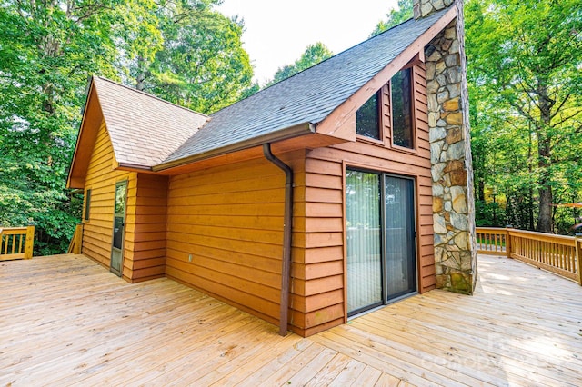 366 Charlois St, Hudson, NC 28638 - view of deck
