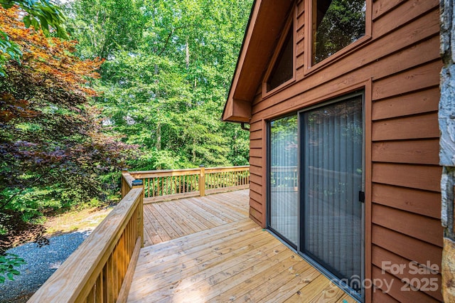 366 Charlois St, Hudson, NC 28638 - view of wooden terrace