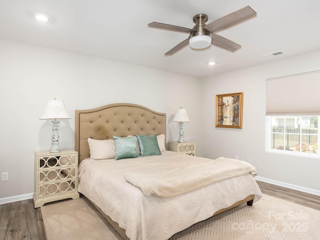 2796 Legacy Ridge Ln, Catawba, NC 28609 - bedroom featuring wood finished floors, recessed lighting, and a ceiling fan