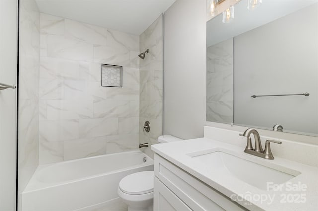 608 Red Hawk Way, Clover, SC 29710 - full bathroom featuring vanity and washtub / shower combination