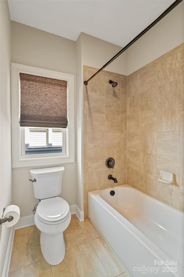 115 Boyce Rd, Charlotte, NC 28211 - bathroom featuring bathing tub / shower combination and tile patterned flooring