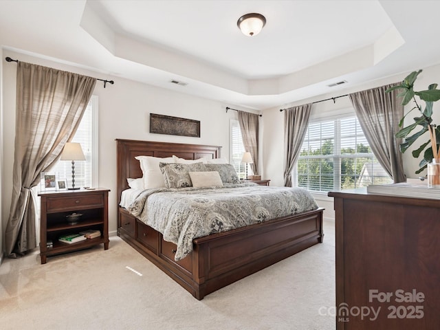 13930 Daltrey Ln, Charlotte, NC 28277 - bedroom with a raised ceiling and light colored carpet