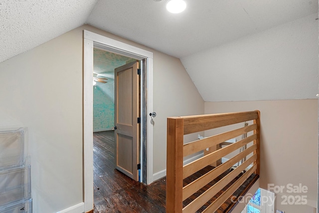 3809 Union Hill Rd, East Bend, NC 27018 - bonus room with dark wood-style flooring and vaulted ceiling