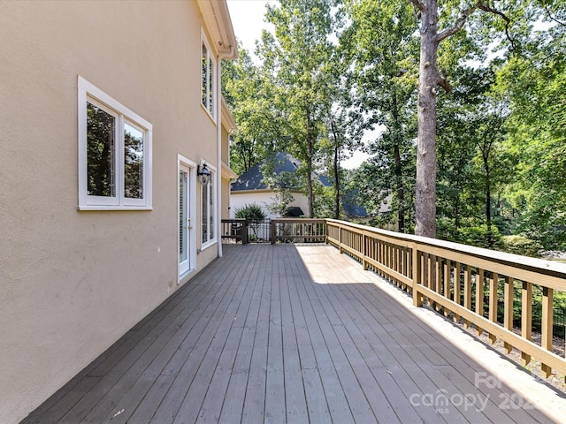 6546 Chestnut Grove Ln, Charlotte, NC 28210 - view of wooden deck