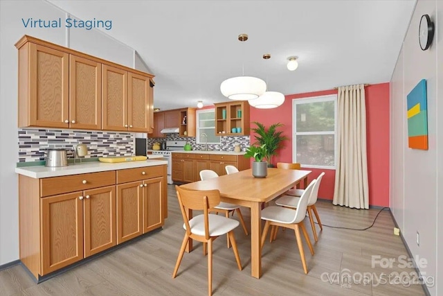 2611 Dallas Stanley Hwy, Stanley, NC 28164 - dining room with light wood-style flooring