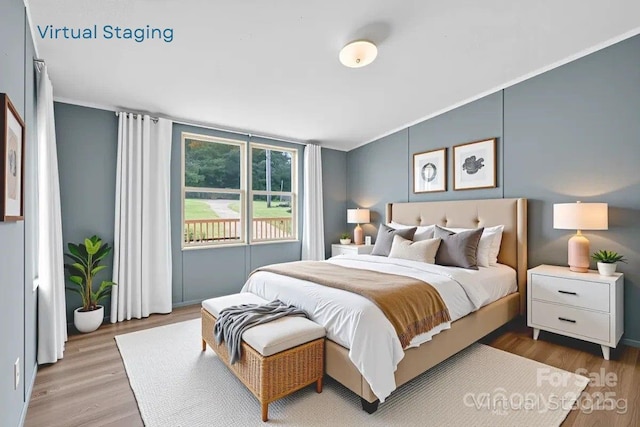 2611 Dallas Stanley Hwy, Stanley, NC 28164 - bedroom with wood finished floors and ornamental molding