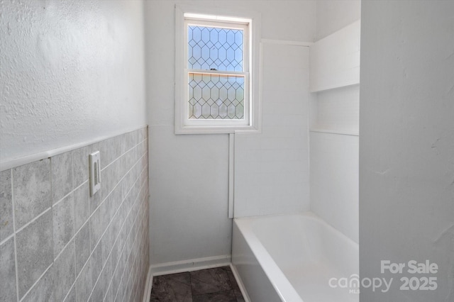 351 Dove Haven Ln, Hendersonville, NC 28791 - bathroom with a tub to relax in and tile walls
