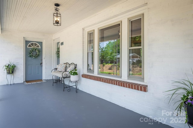 6939 Knob Ave, Connelly Springs, NC 28612 - view of exterior entry with covered porch