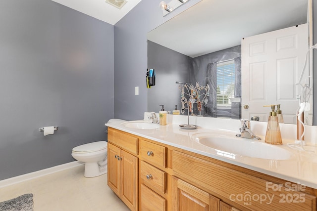5128 Balsam Bark Ln, Fort Mill, SC 29708 - full bathroom with double vanity and toilet