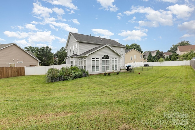 5128 Balsam Bark Ln, Fort Mill, SC 29708 - rear view of house featuring a fenced backyard