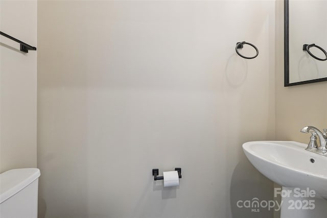 5037 Patton Dr, Gastonia, NC 28056 - half bath with toilet and a sink