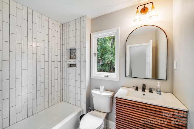 3920 Tilley Morris Rd, Matthews, NC 28105 - bathroom featuring vanity and tub / shower combination
