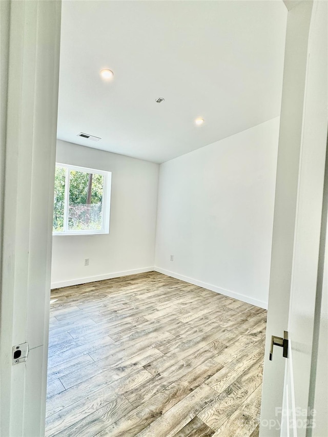 900 Linney Ln, Shelby, NC 28152 - empty room featuring wood finished floors and recessed lighting