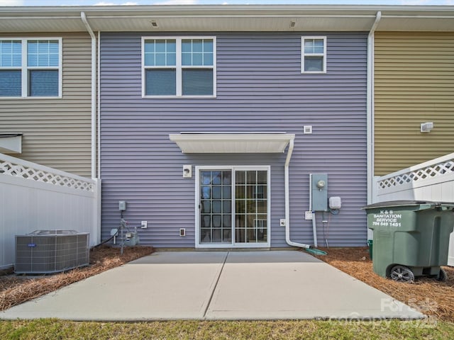 15239 Wrights Crossing Dr, Charlotte, NC 28278 - rear view of house with a patio
