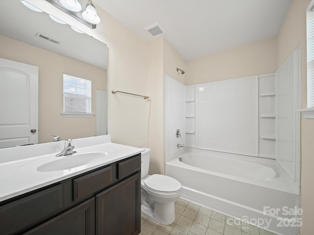 15239 Wrights Crossing Dr, Charlotte, NC 28278 - bathroom featuring vanity, tub / shower combination, and tile patterned floors