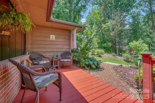 467 Winners Cir, Tryon, NC 28782 - view of wooden deck