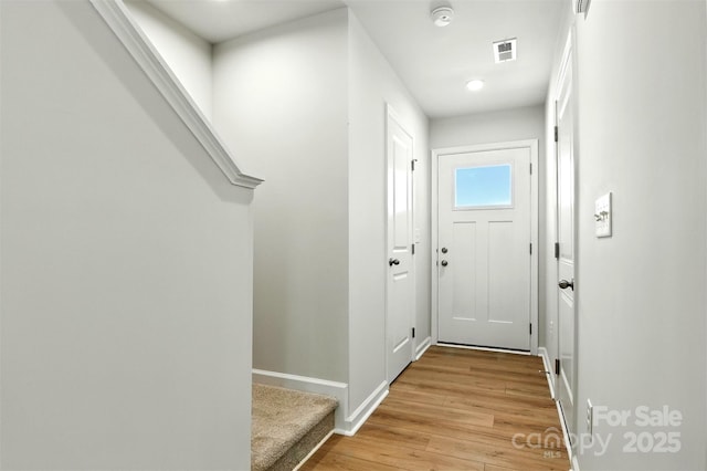1525 39th Avenue Loop NE Unit 4, Hickory, NC 28601 - doorway with light wood finished floors and baseboards