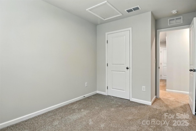 1525 39th Avenue Loop NE Unit 4, Hickory, NC 28601 - unfurnished bedroom featuring carpet and attic access