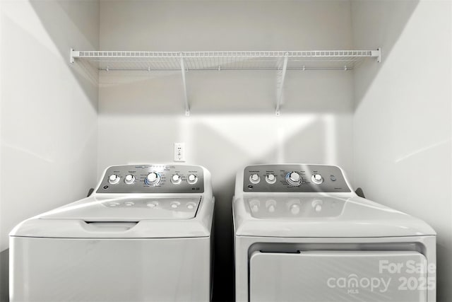 1525 39th Avenue Loop NE Unit 4, Hickory, NC 28601 - laundry area with washing machine and dryer