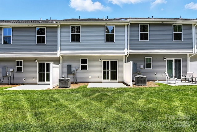1525 39th Avenue Loop NE Unit 4, Hickory, NC 28601 - rear view of house with a patio area and a lawn