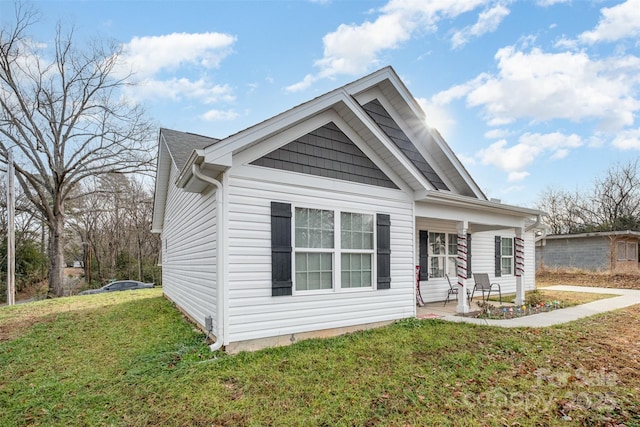 295 Colston St, Albemarle, NC 28001 - view of front of home with a front yard and a patio area