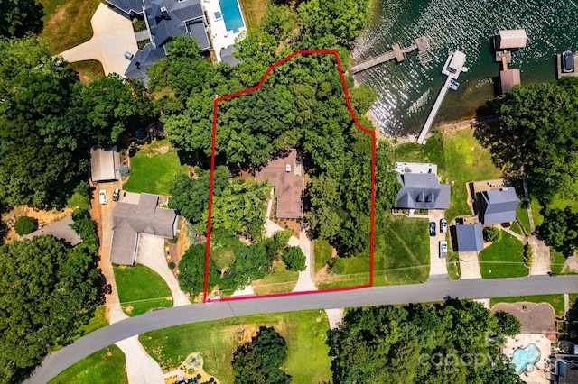 8448 Normandy Rd, Denver, NC 28037 - aerial view of a pool area