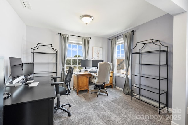 10906 Angler Ct, Davidson, NC 28036 - carpeted office space with plenty of natural light