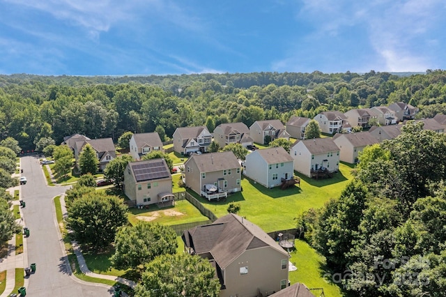 10621 Shanon Darby Ln, Charlotte, NC 28214 - aerial perspective of suburban area featuring a forest