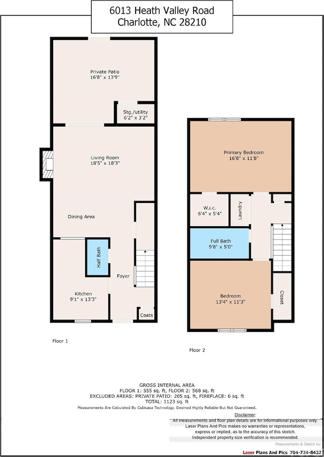 6013 Heath Valley Rd, Charlotte, NC 28210 - view of floor plan / room layout