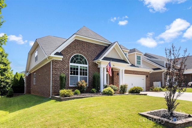 116 Kentmere Ln, Clover, SC 29710 - view of front of property with brick siding, driveway, and a front yard