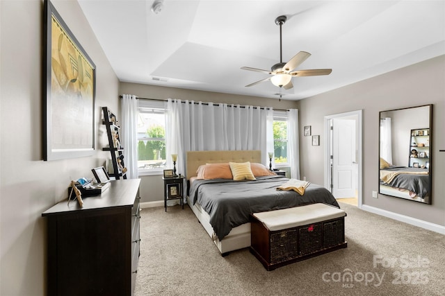 116 Kentmere Ln, Clover, SC 29710 - bedroom with light colored carpet and ceiling fan