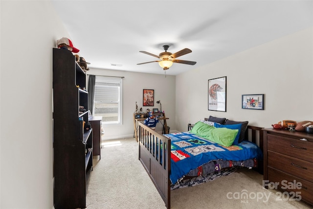 116 Kentmere Ln, Clover, SC 29710 - bedroom with carpet flooring and ceiling fan