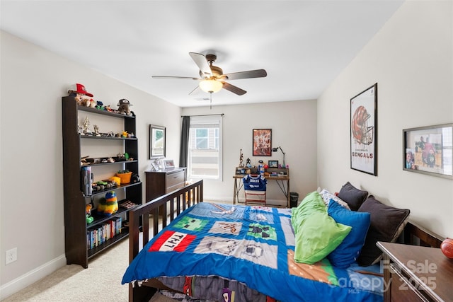116 Kentmere Ln, Clover, SC 29710 - bedroom featuring light colored carpet and ceiling fan