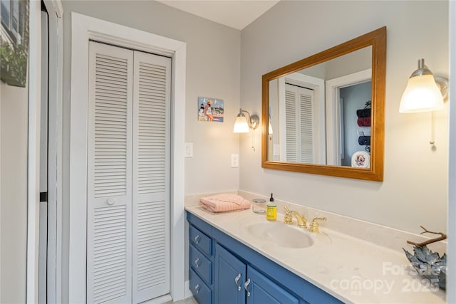 175 Glen Cannon Pt Unit 2, Pisgah Forest, NC 28768 - bathroom with a closet and vanity