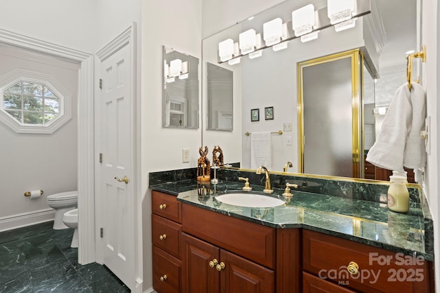 117 Founders Dr, Flat Rock, NC 28731 - bathroom with vanity and a bidet