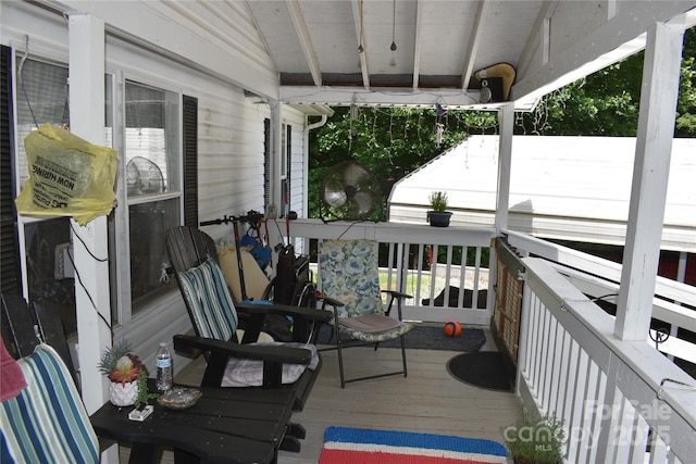 236 Hidden Cove Rd, Marion, NC 28752 - view of wooden terrace