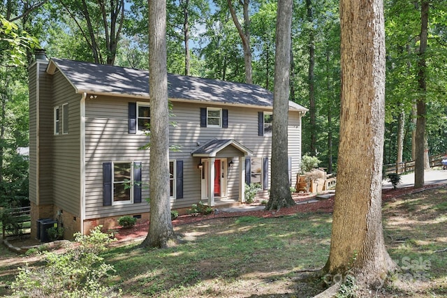 8 Hickory Ridge Ct, Clover, SC 29710 - colonial home featuring a chimney and crawl space