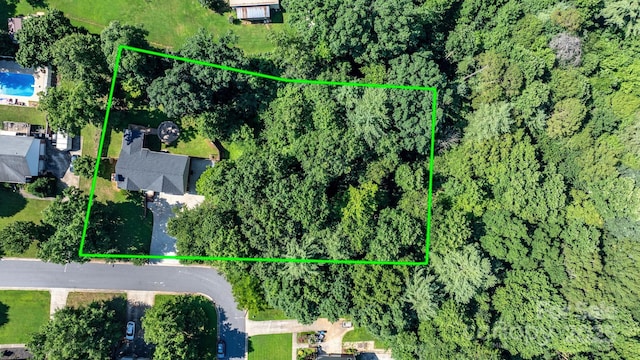 13 Fox Ridge Dr, Granite Falls, NC 28630 - aerial view of property's location with property boundaries highlighted