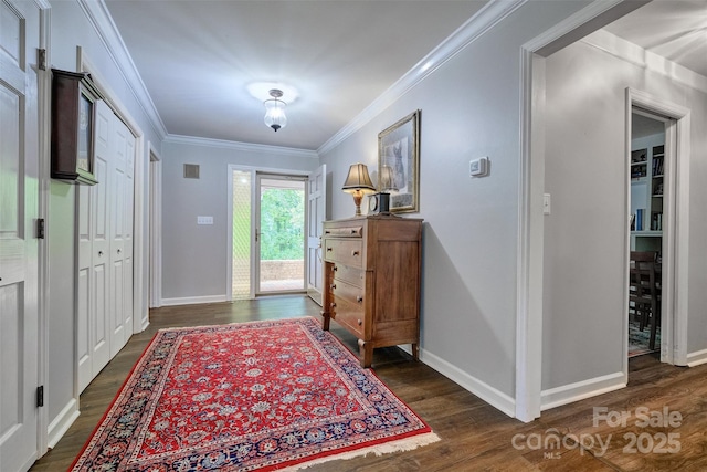 17 Heritage Dr, Lake Wylie, SC 29710 - entrance foyer with wood finished floors and ornamental molding