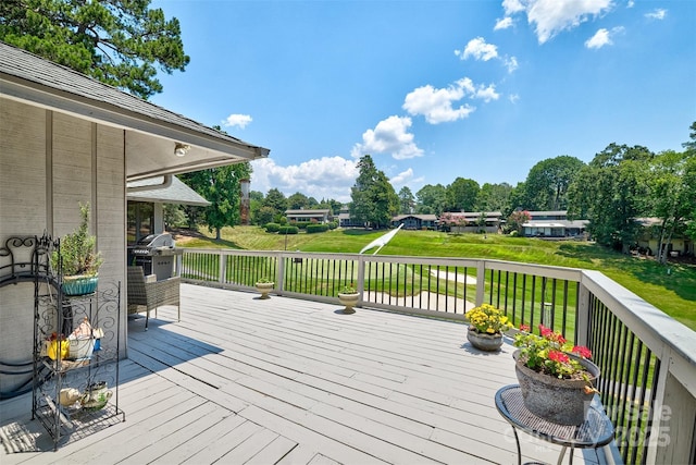 17 Heritage Dr, Lake Wylie, SC 29710 - deck featuring a lawn and grilling area