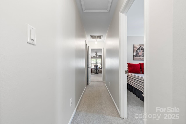 2838 Candleberry Ct, Charlotte, NC 28210 - hallway with carpet floors and baseboards