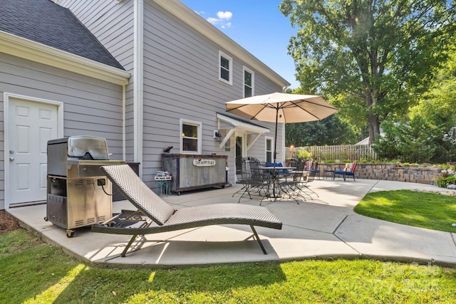 2838 Candleberry Ct, Charlotte, NC 28210 - view of patio featuring area for grilling