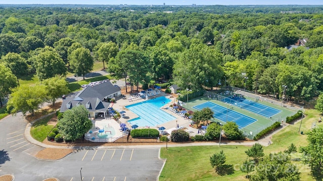 2838 Candleberry Ct, Charlotte, NC 28210 - bird's eye view of a forest
